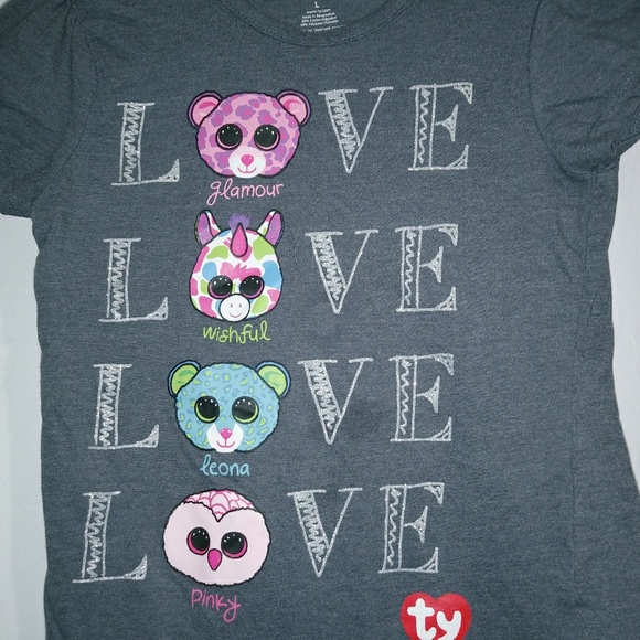 TY top girl size L fit 7-8Y - Picture 4 of 4